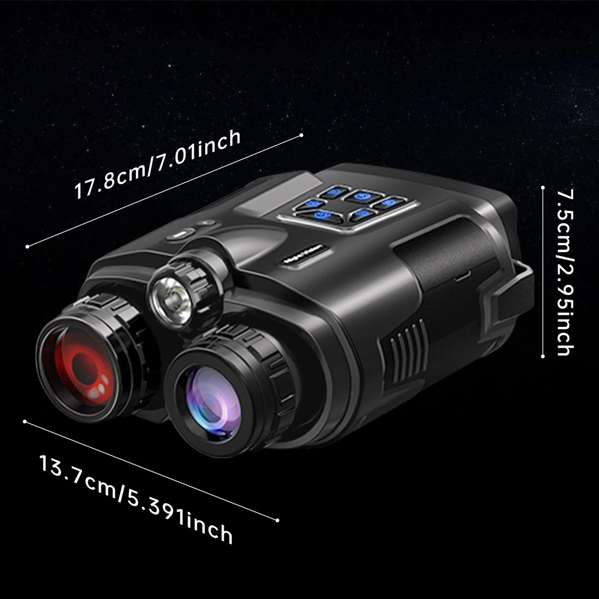 DIYIMIN 8X Digital Zoom Night Vision Binoculars For Outdoor Surveillance