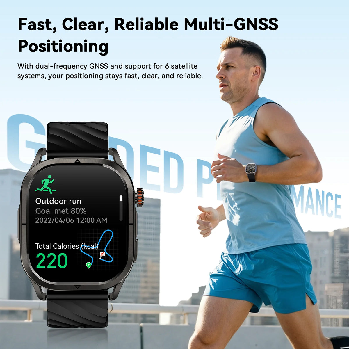 Kospet Magic P10 GPS Smartwatch With Amoled Display And Waterproof