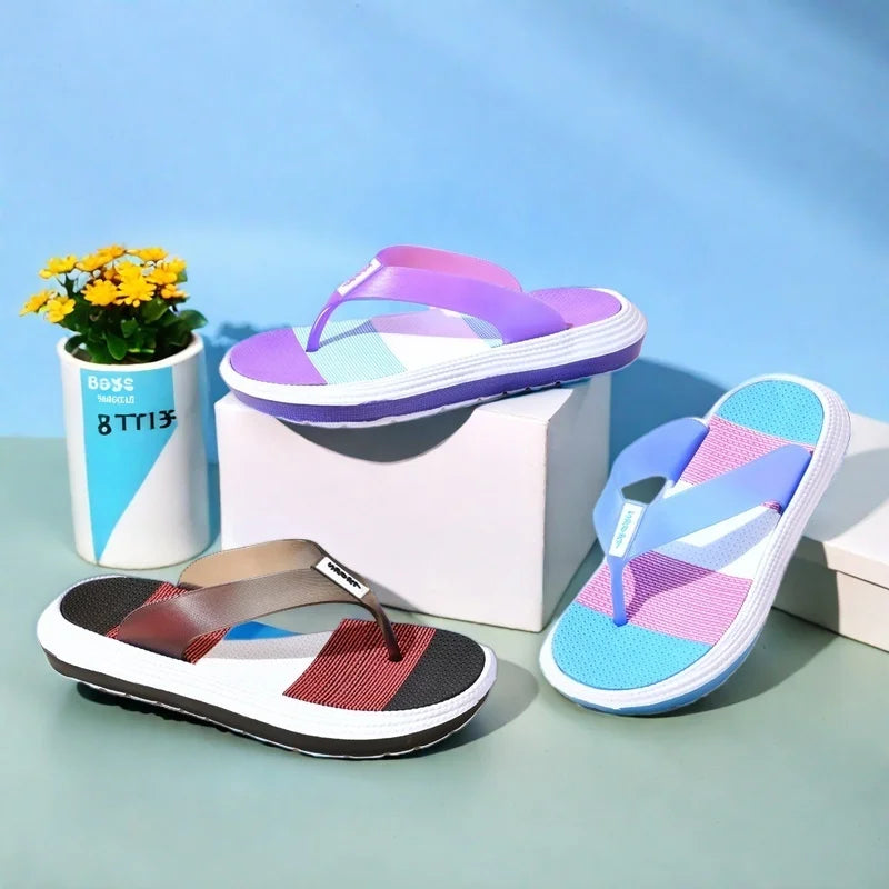 Womens Casual Indoor Outdoor Lightweight Slip On Beach Sandals