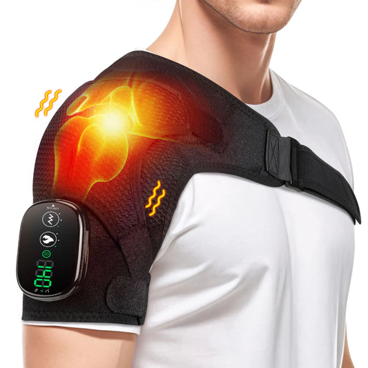 Hailicare Heated Electric Shoulder Vibration Massage Belt