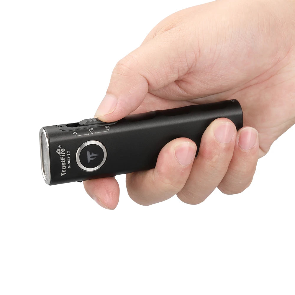 TrustFire Minix3 Sc 3 In 1 Rechargeable UV EDC Flashlight