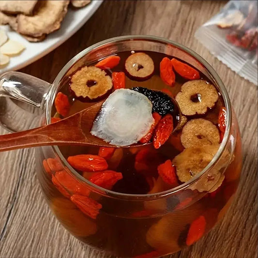 Ginseng Six Treasures Traditional Chinese Herbal Tea For Kidney Wellness