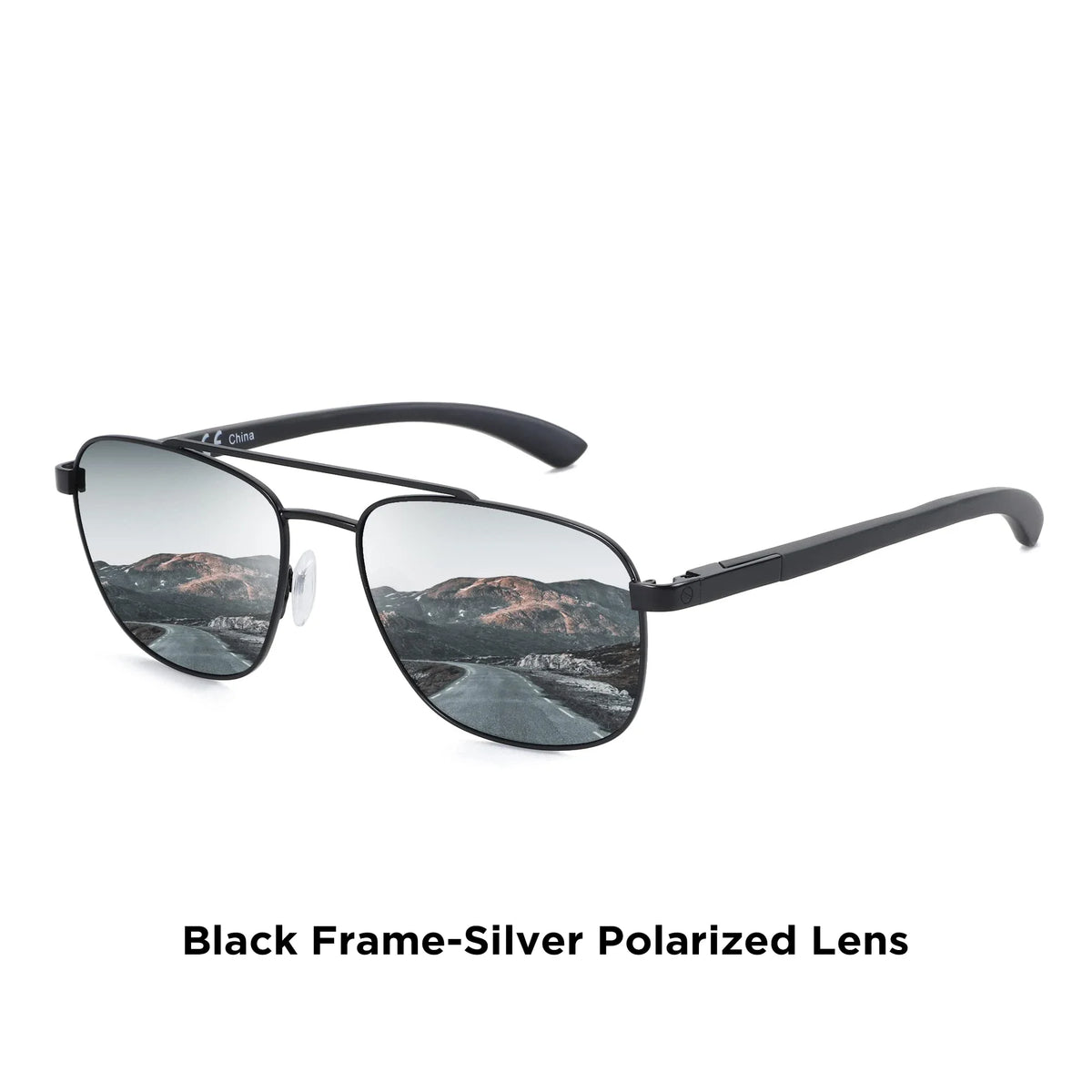 Zenottic Metal And Wood Polarized Progressive Prescription Sunglasses For Men