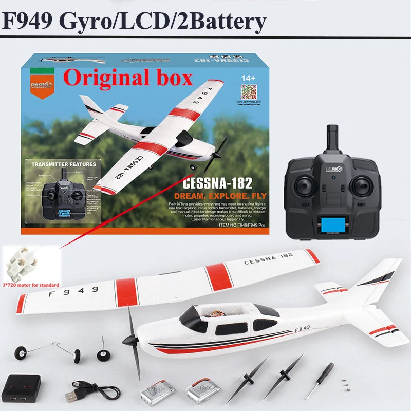 Wltoys F949 3Ch Rc Fixed Wing Airplane With Gyro Stabilizer
