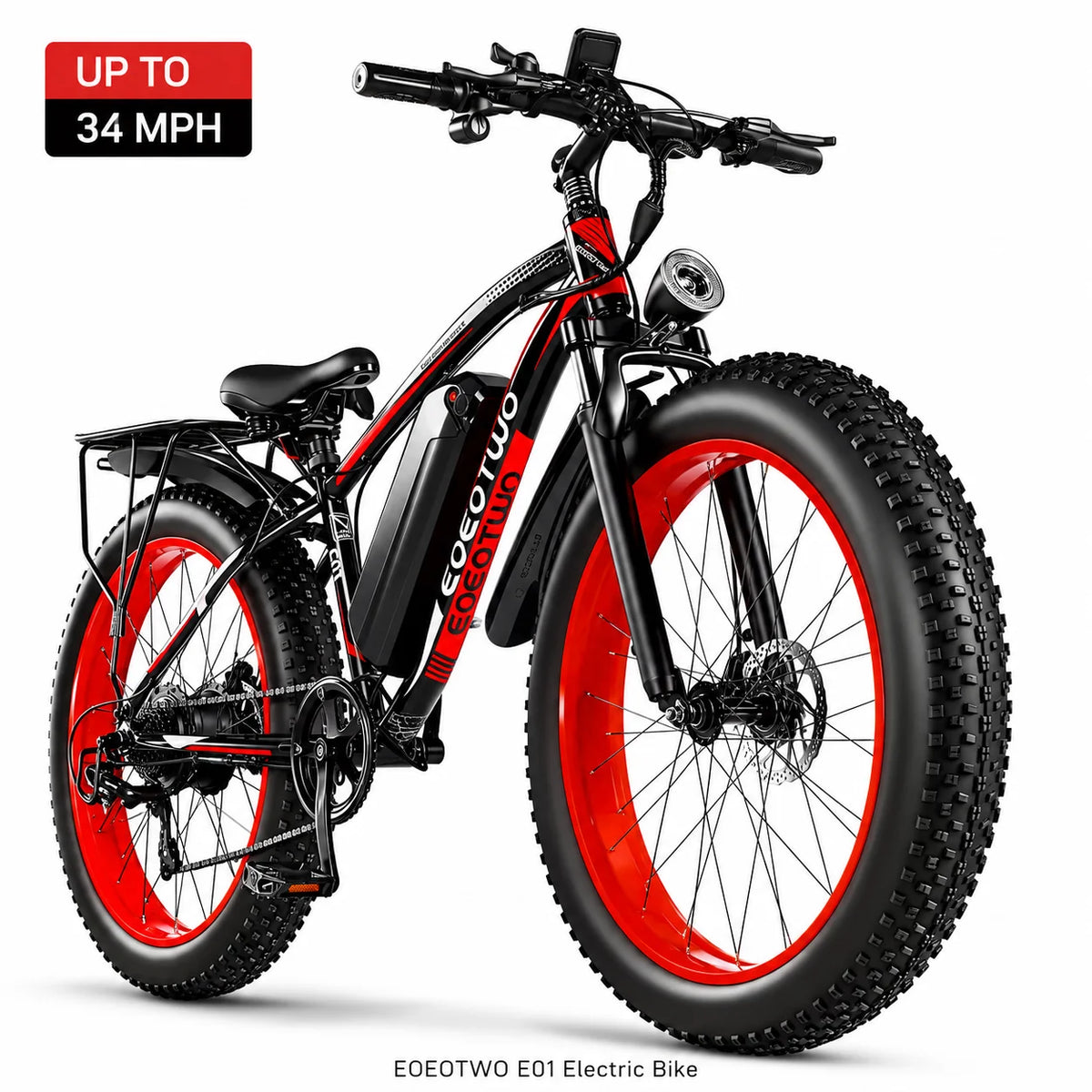 Eoeotwo 1000W Fat Tire Electric Bike For Adult Commuters