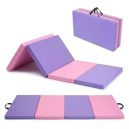 HiMISS Foldable Gymnastics Mat For Home Gym Exercise Yoga