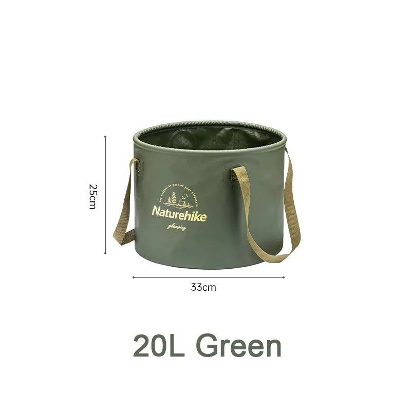 Naturehike Foldable Waterproof Camping Bucket For Travel Fishing
