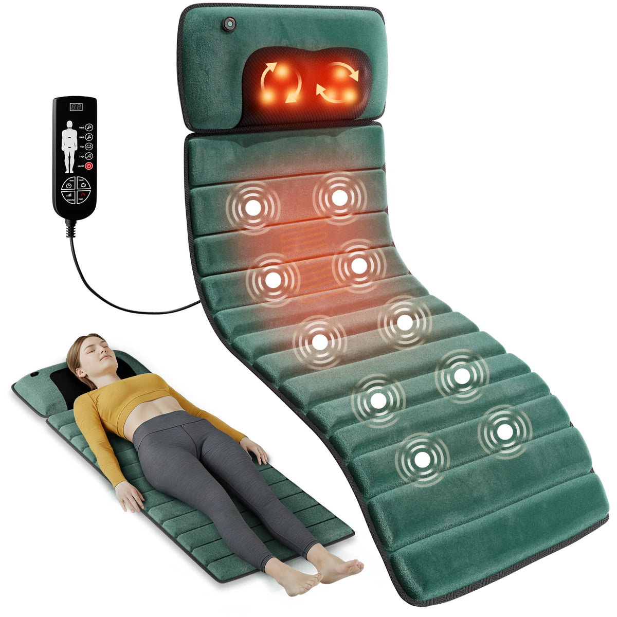 Homemassa 10 Motor Full Body Vibration Massage Mat