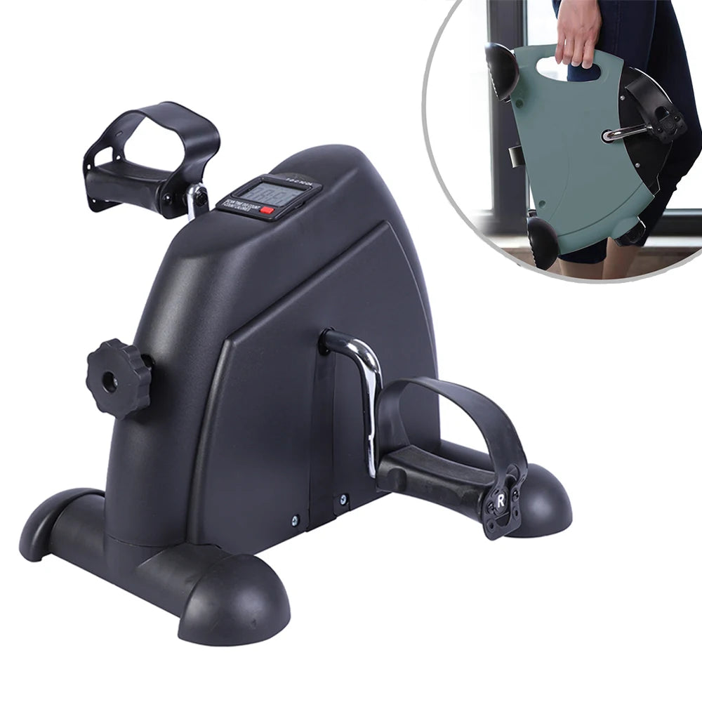 Mini Motorized Pedal Exerciser Featuring Digital LCD Display