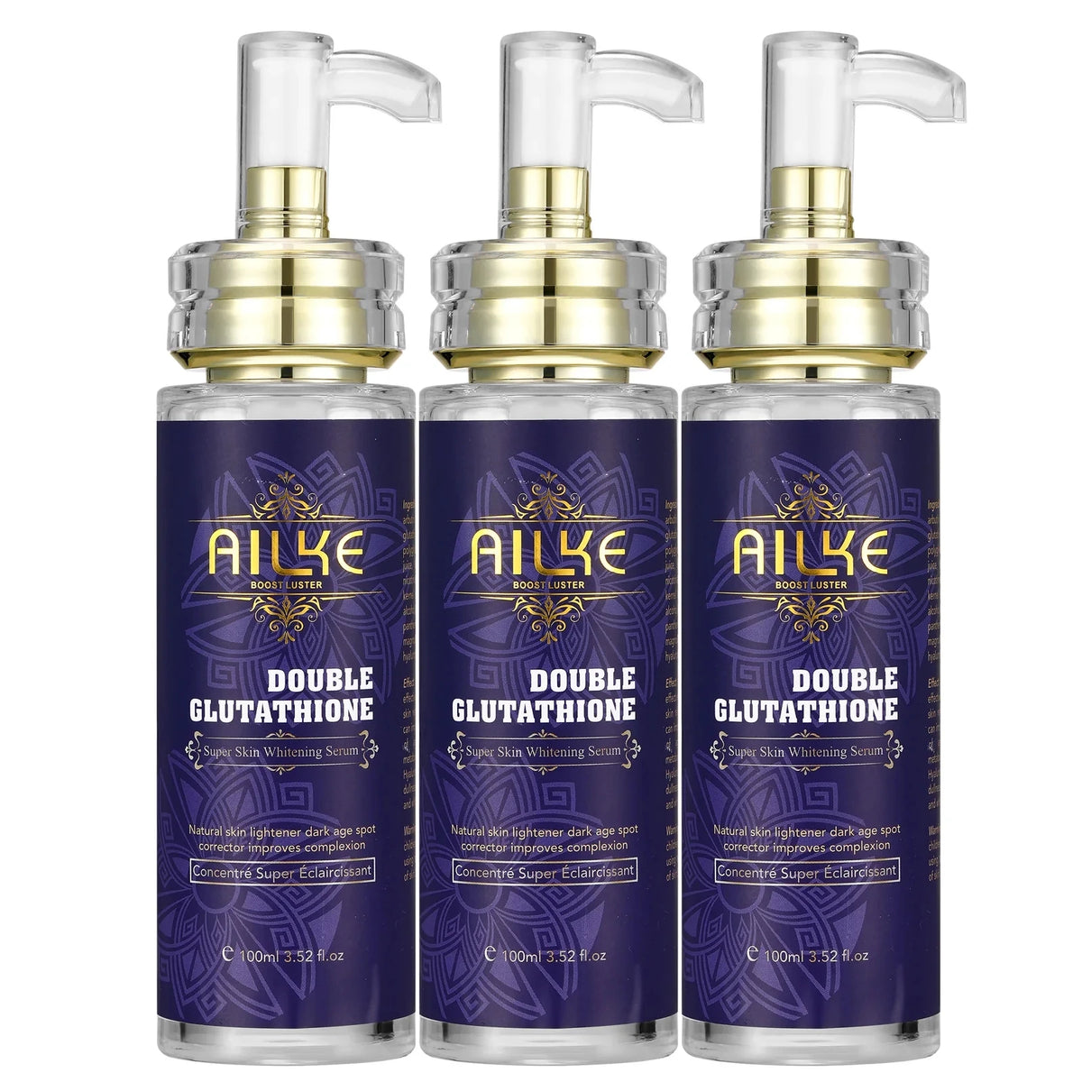 AILKE Glutathione Brightening Skin Care Kit With Lotion And Serum