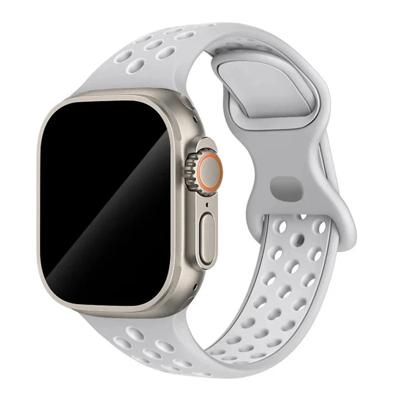 Strap For Apple Watch Band 44mm 49mm 45mm 40mm 41mm 38mm 42mm correa Breathable sports bracelet iwatch series 8 SE 7 6 5 9 Ultra