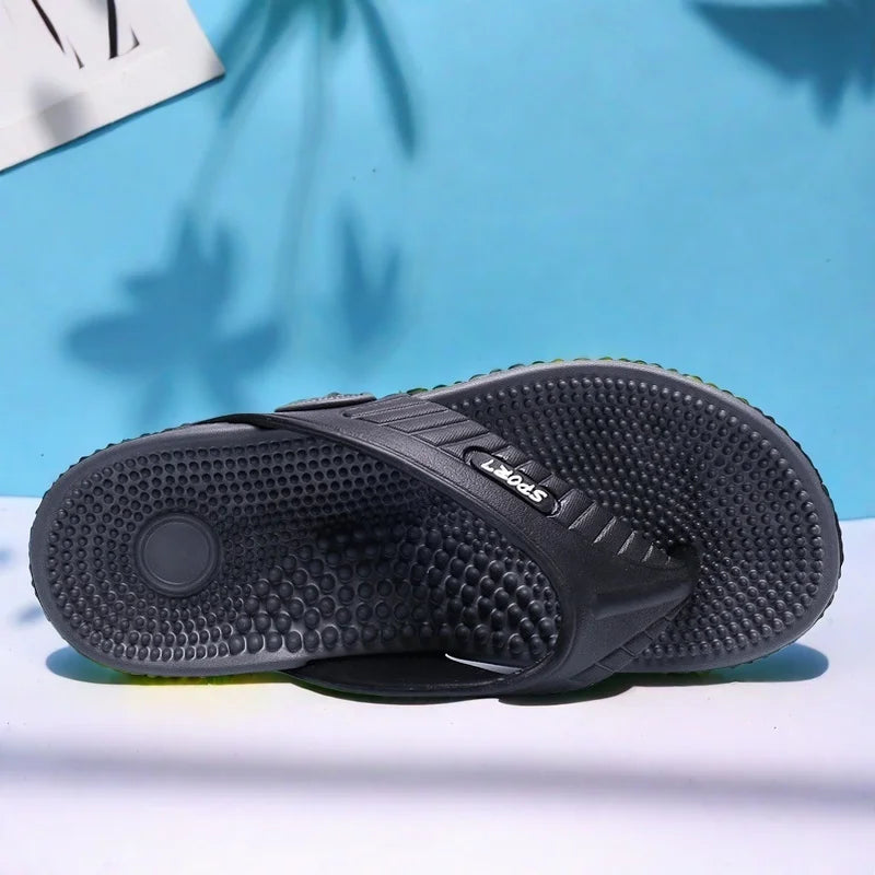 Mens Lightweight Arch Support Flip Flops Non Slip Thong Sandals