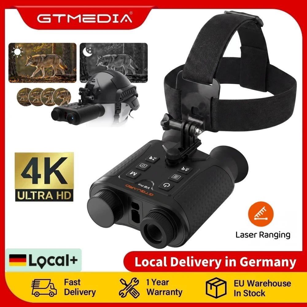 GTMEDIA V6 Pro Infrared Night Vision Binoculars With Digital Zoom
