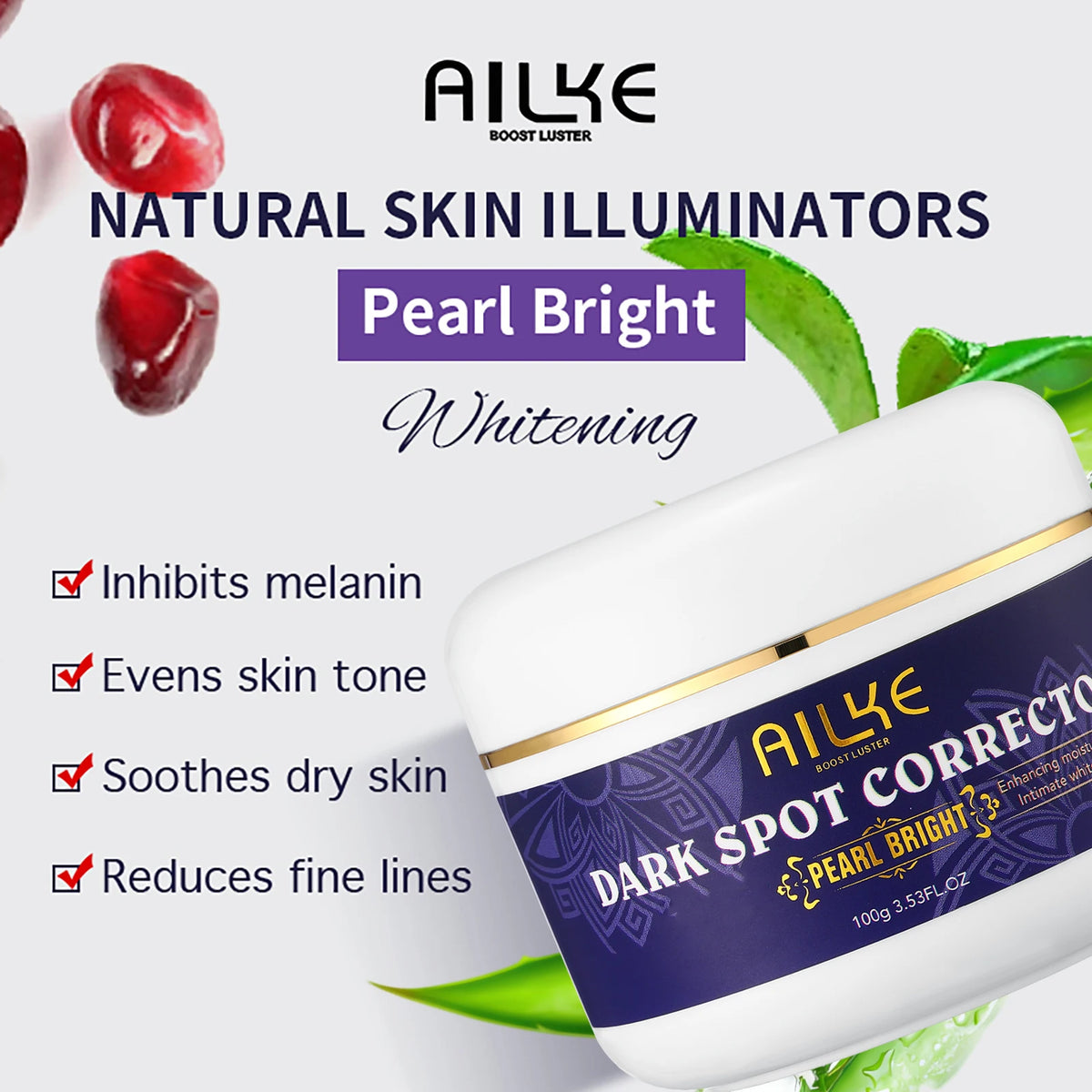 AILKE Glutathione Brightening Skin Care Kit With Lotion And Serum