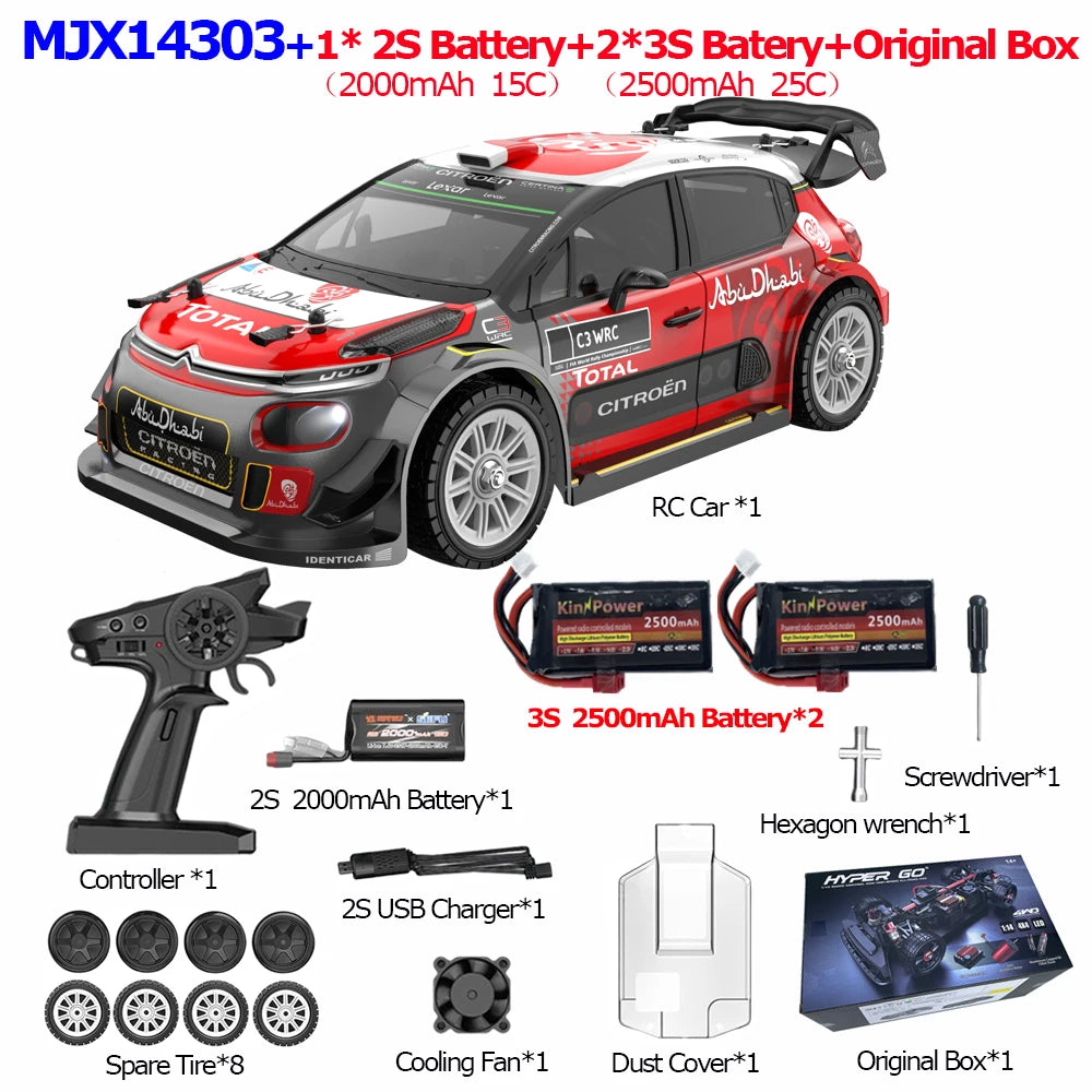 MJX Hyper Go RC Drift Car With Gyroscope Electric Toy
