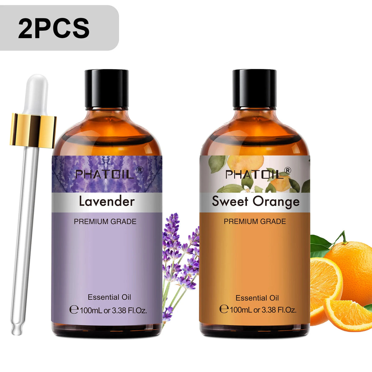 PHATOIL Essential Oil Set For Diffusers Soap Candles And Aromatherapy
