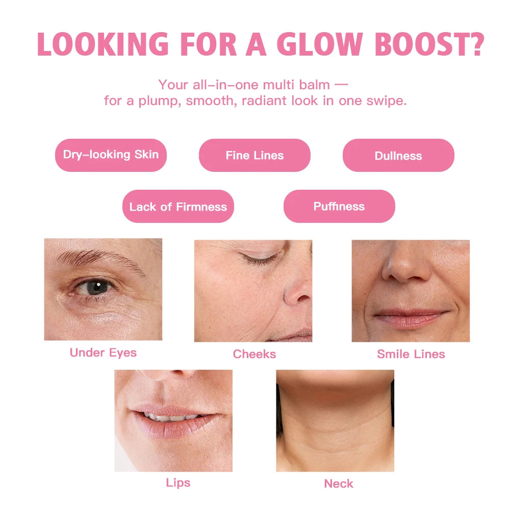 ibcccndc PDRN Collagen Balm Stick for Hydrating Plumping Glow