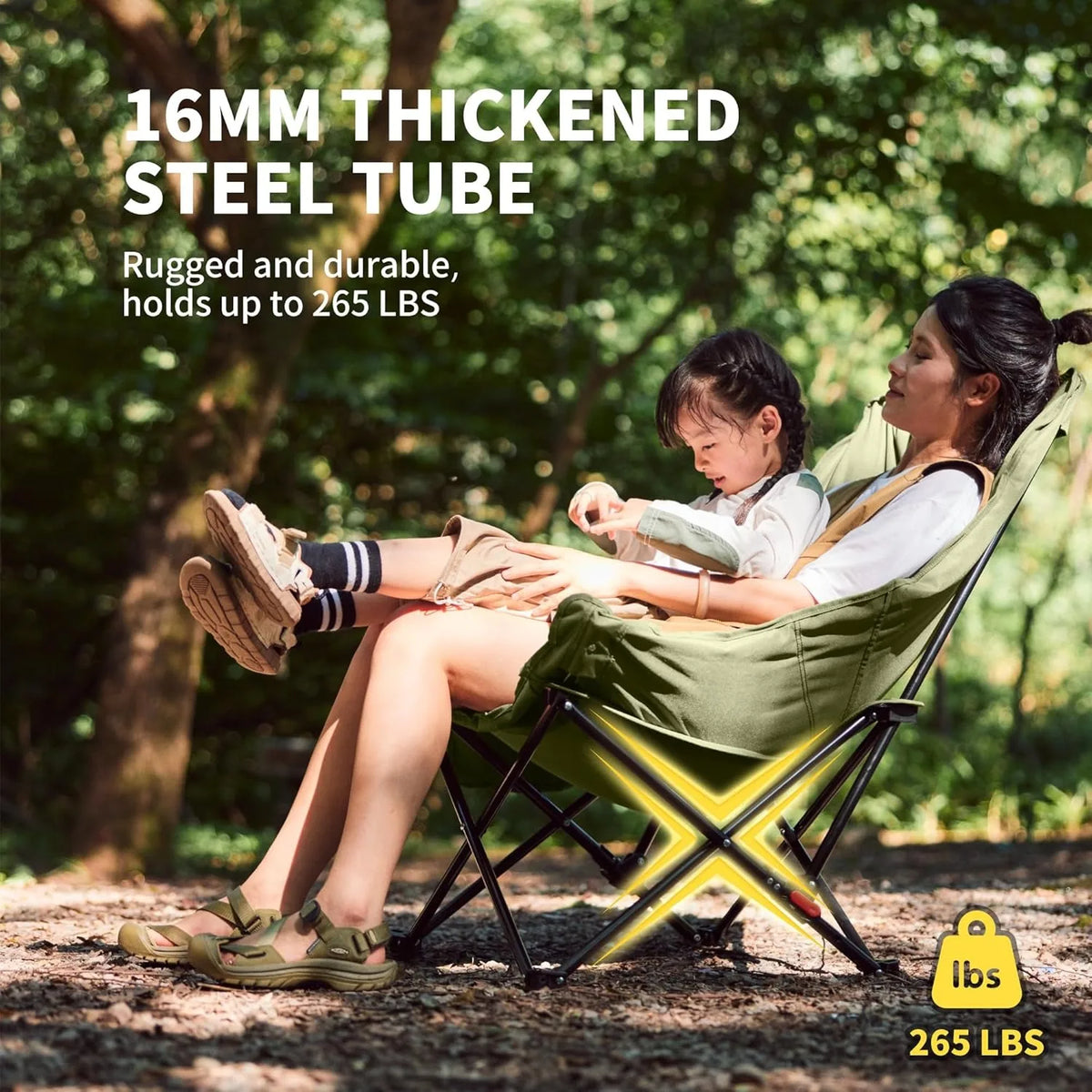 Naturehike High Back Folding Moon Camping Lounge Chair