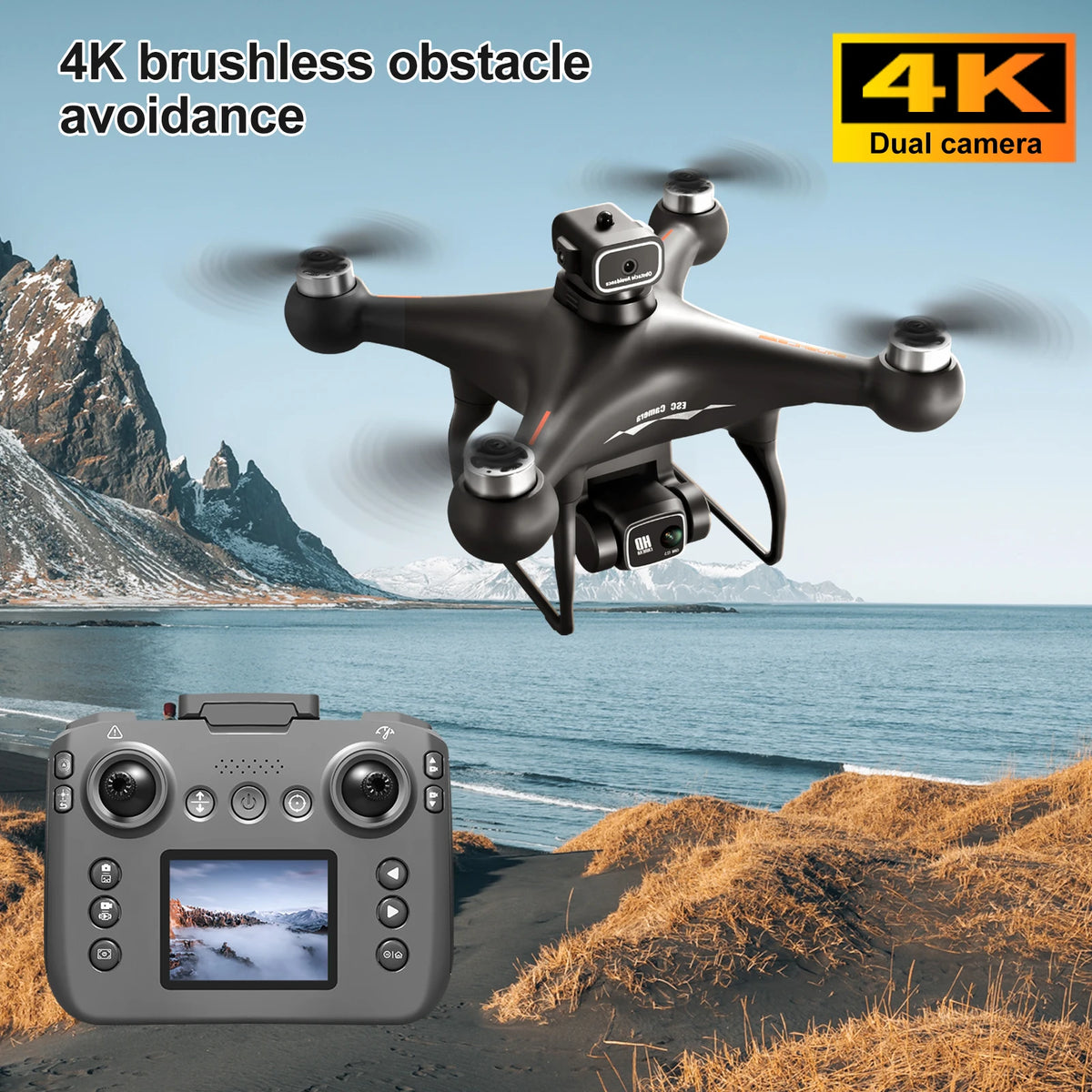 ZNLYRION Brushless RC Drone With Dual Camera And WiFi FPV