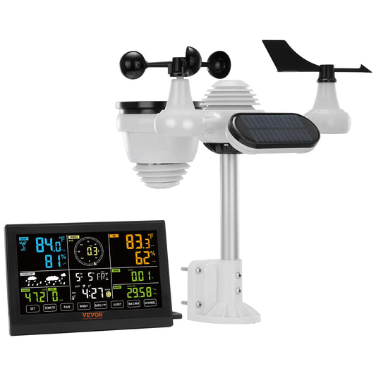 SucceBuy Wireless Weather Station With Large Digital Display And Alarm