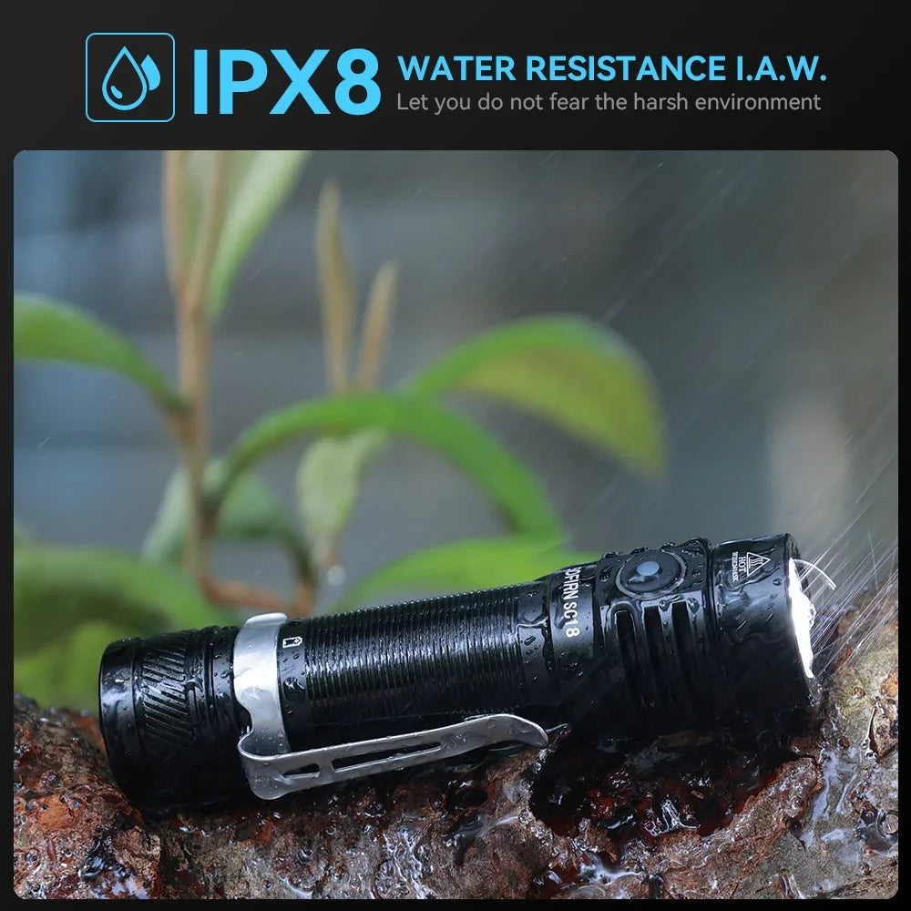 Sofirn SC18 LED Flashlight Featuring TIR Optics And USB Charging