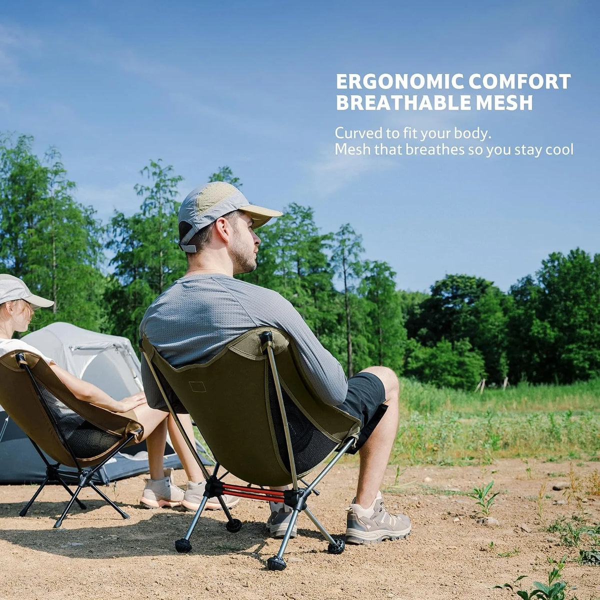 Naturehike Ultralight Foldable Camping Chair With Anti Sinking Feet