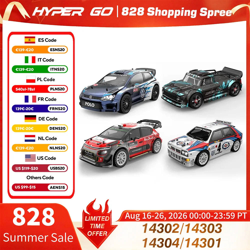 MJX Hyper Go RC Drift Car With Gyroscope Electric Toy