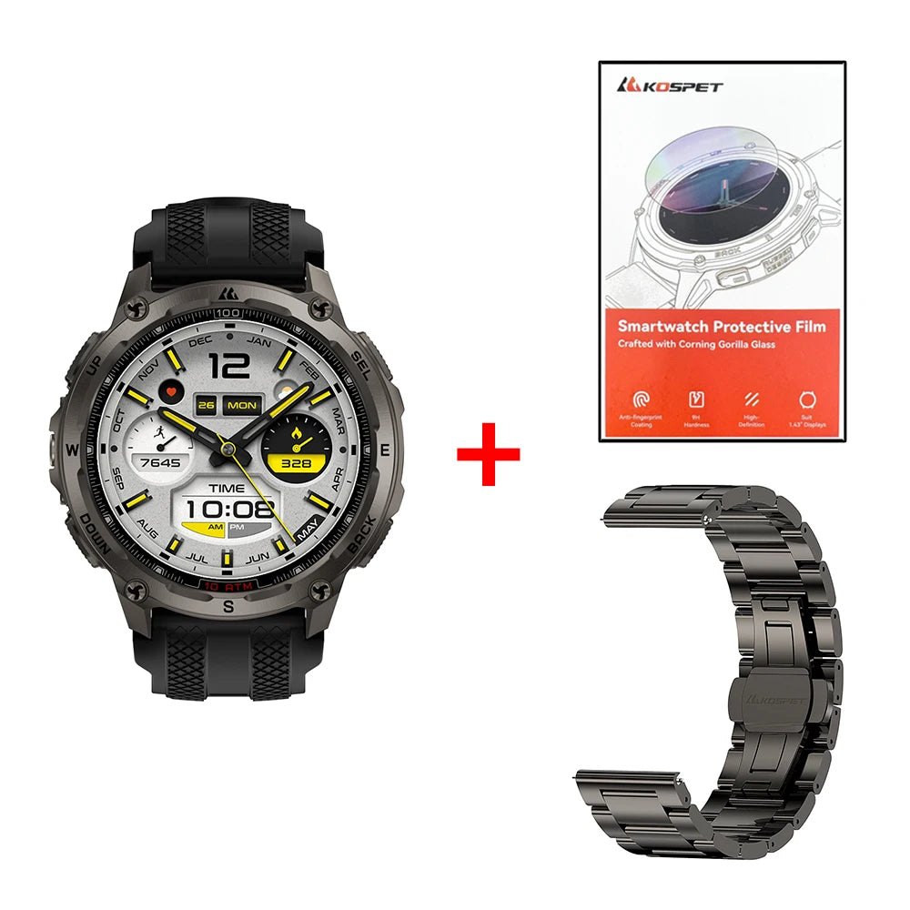 Kospet Tank T4 Smart Watch Offering Gps And Health Tracking