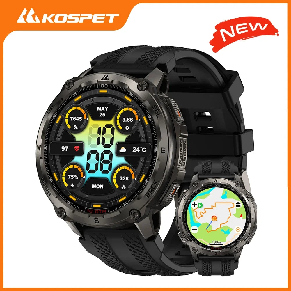 Kospet Tank T4 Smart Watch Offering Gps And Health Tracking