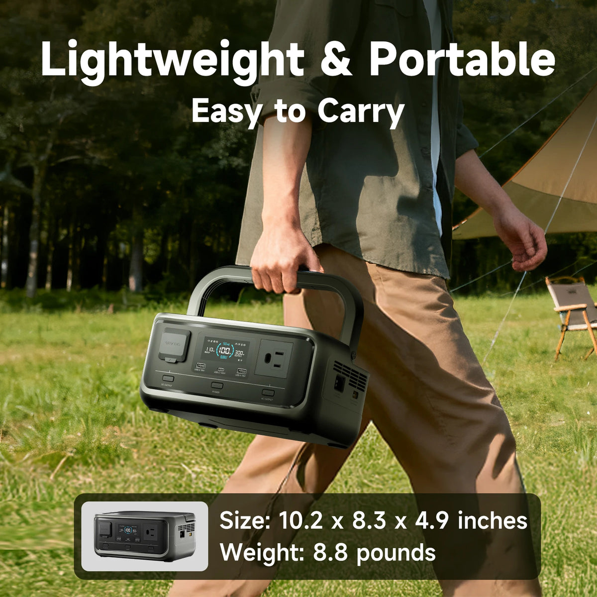 ALLPOWERS VOLIX P300 Portable Power Station With LiFePO4 Battery