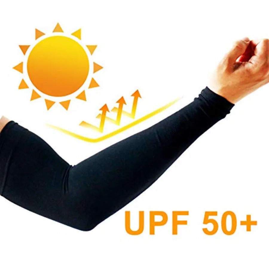 UV Protection Cooling Arm Sleeves For Men Women UPF 50