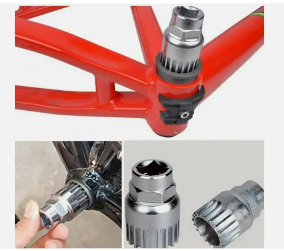 Complete Bicycle Tool Kit for Chain Breaker and Crank Removal