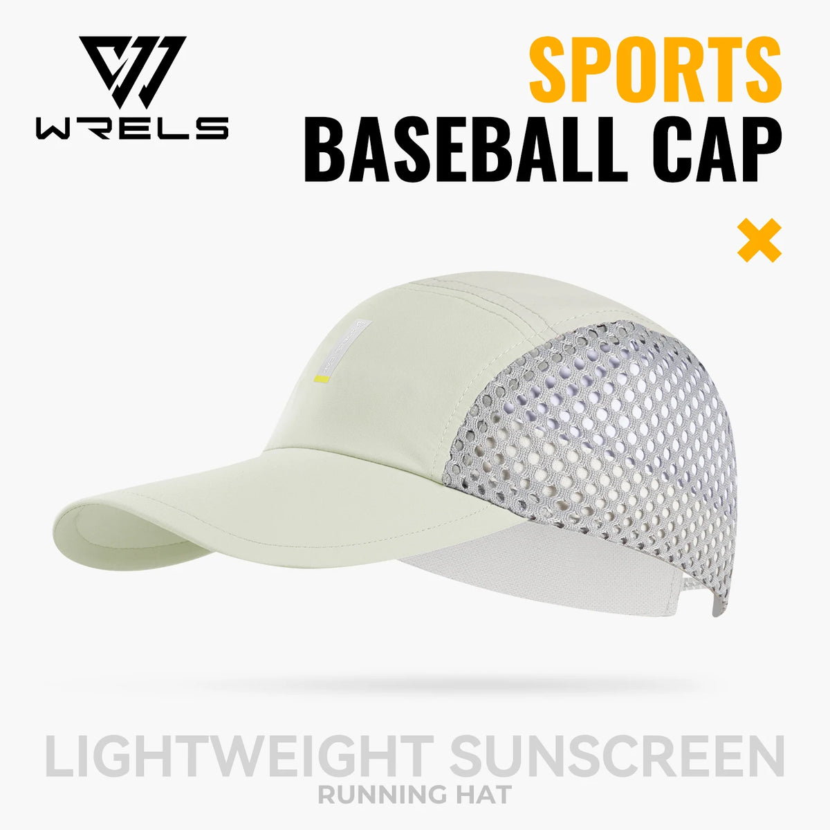 WRELS Lightweight Breathable Running Sun Hat With Mesh Sweatband