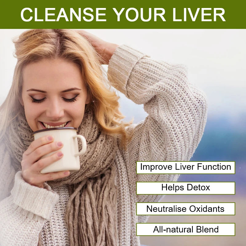 Imatchme Liver Cleanse Detox Herbal Tea With Milk Thistle