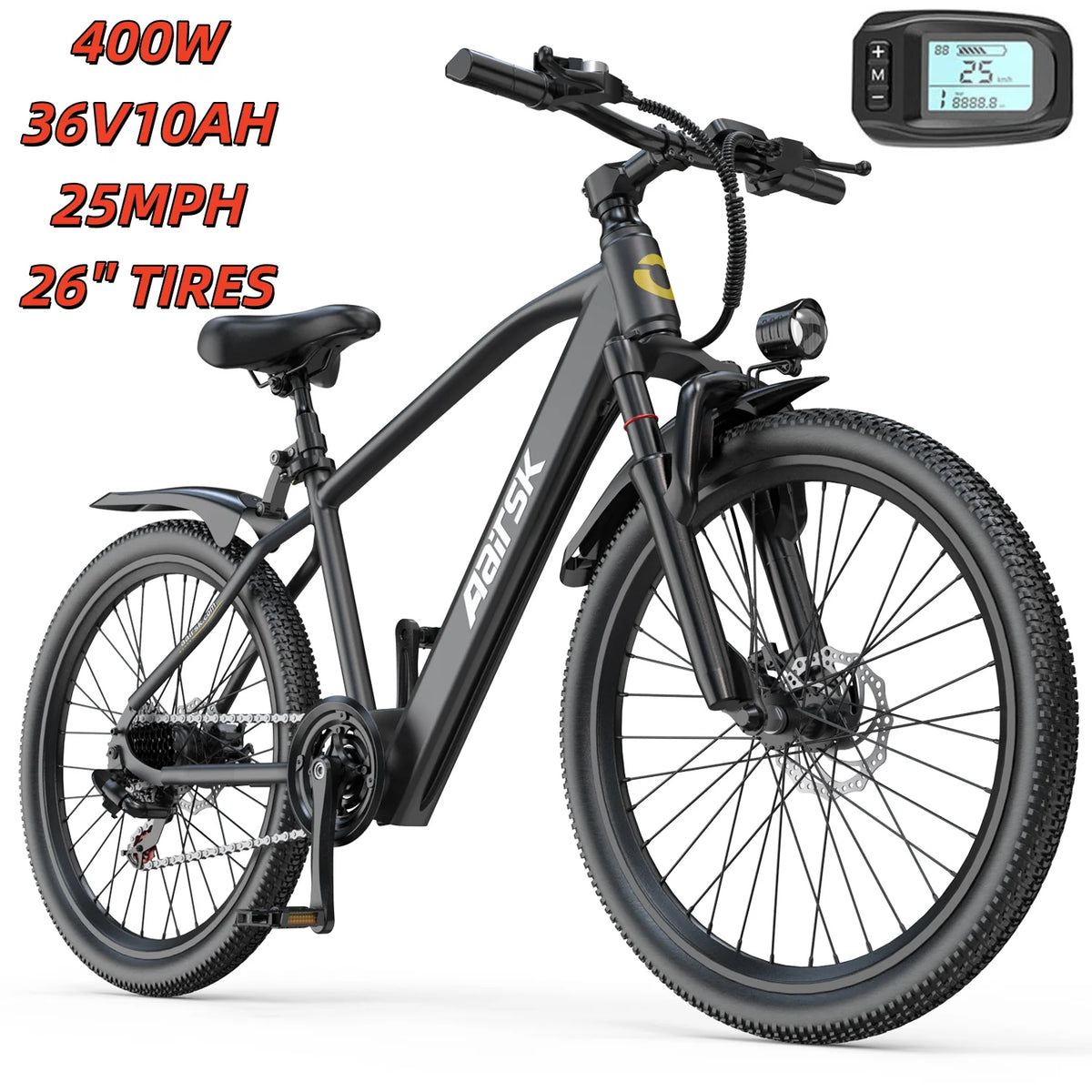 Eoeotwo 1000W Fat Tire Electric Bike For Adult Commuters