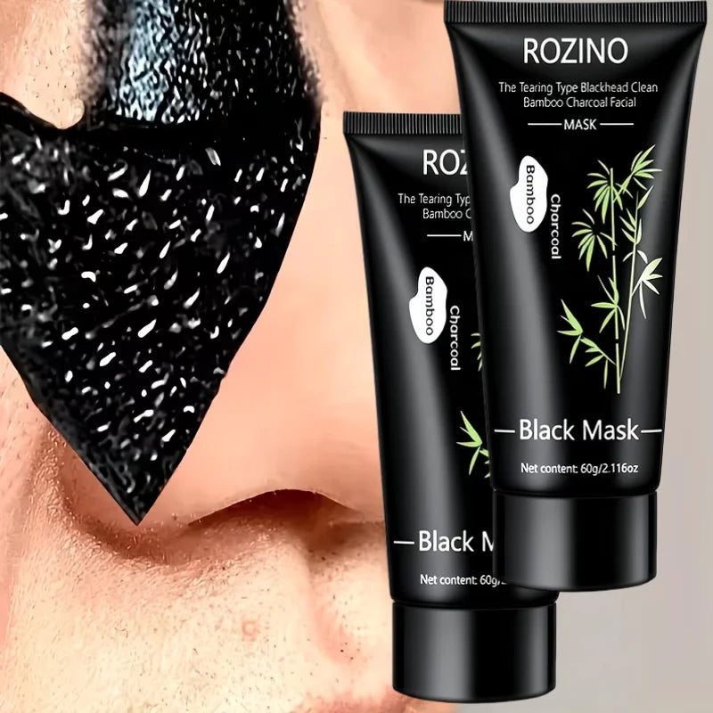 Rozino Bamboo Charcoal Tear Off Face Mask Deep Cleansing