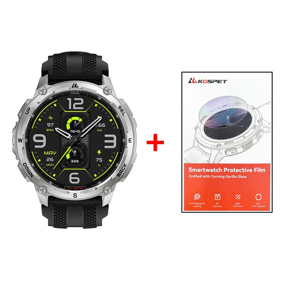Kospet Tank T4 Smart Watch Offering Gps And Health Tracking