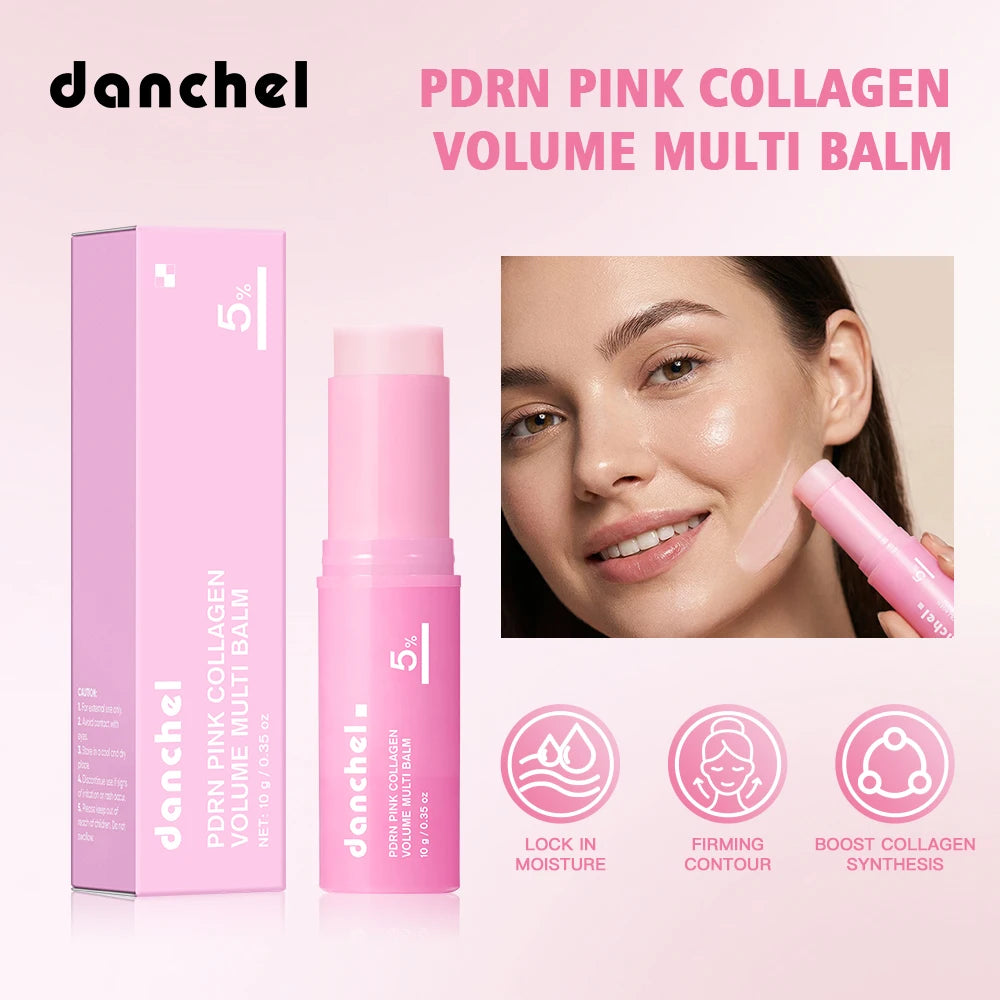ibcccndc PDRN Collagen Balm Stick for Hydrating Plumping Glow