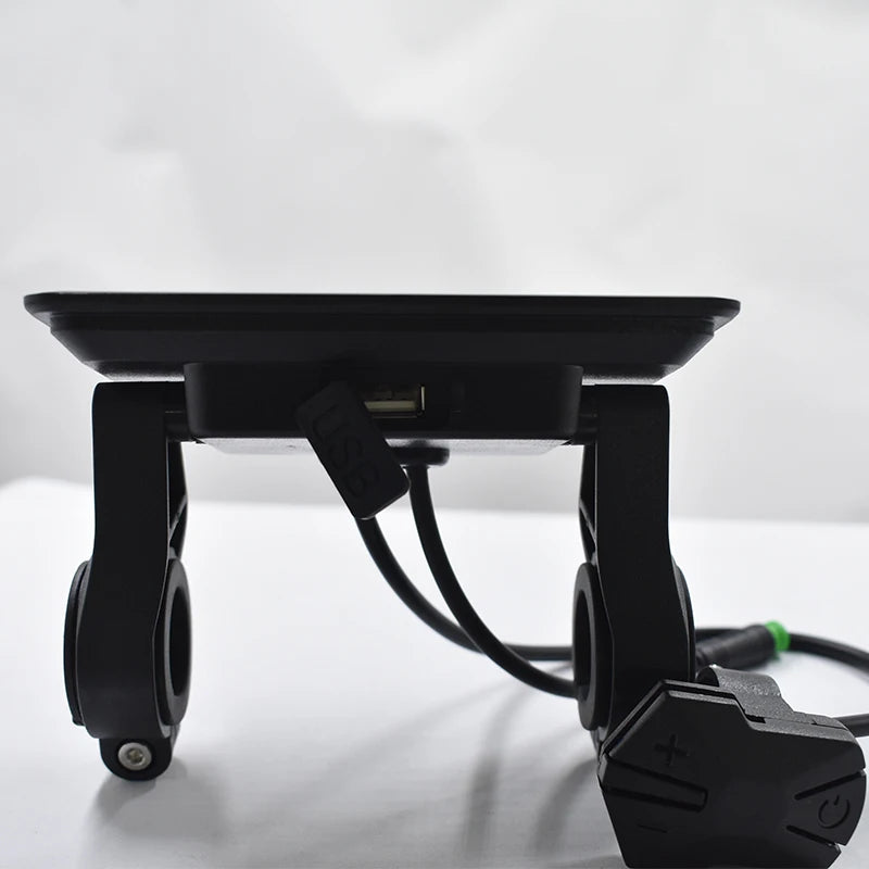 H6C-5PIN Electric Bike LCD Display Meter 24V 36V 48V 60V Control Panel with Waterproof Plug