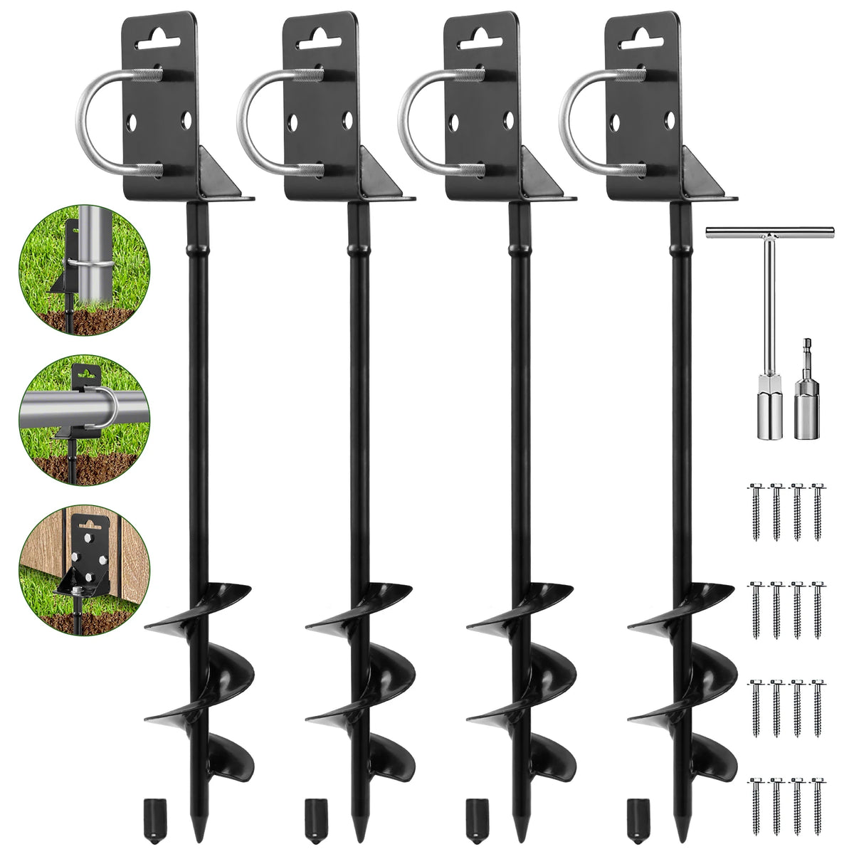 Stainless Steel Ground Anchors For Shed Trampoline Tent Fence