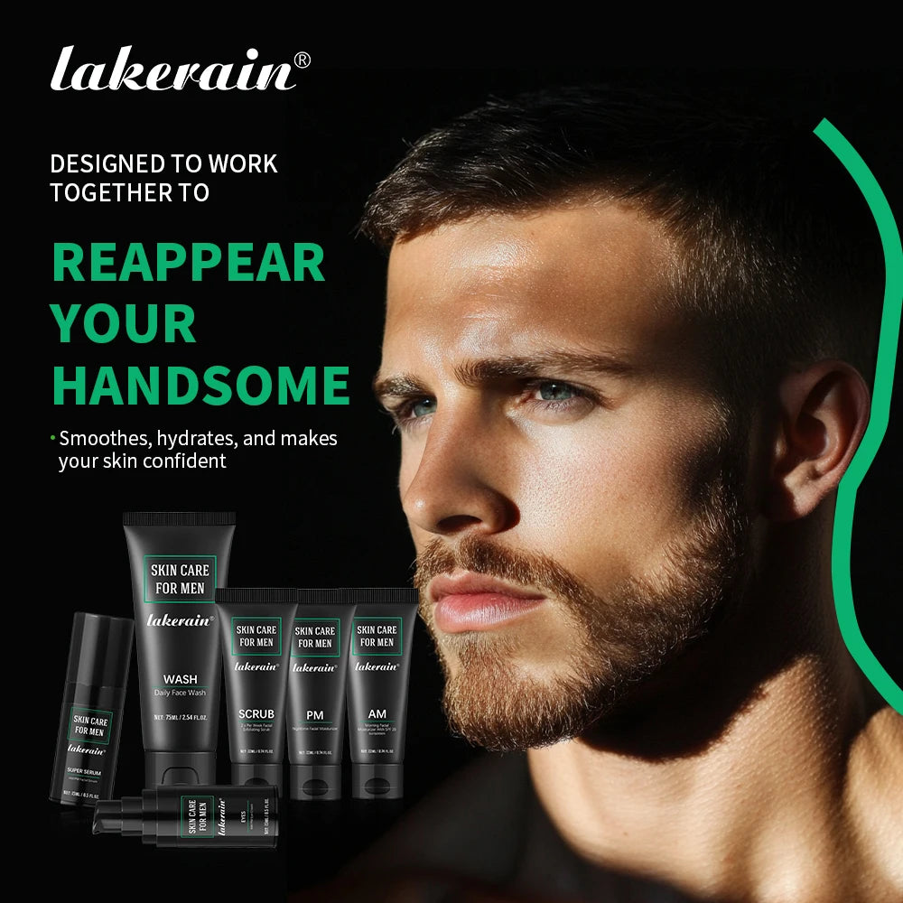 Lakerain Hydrating Oil Control Facial Skin Care Set SPF