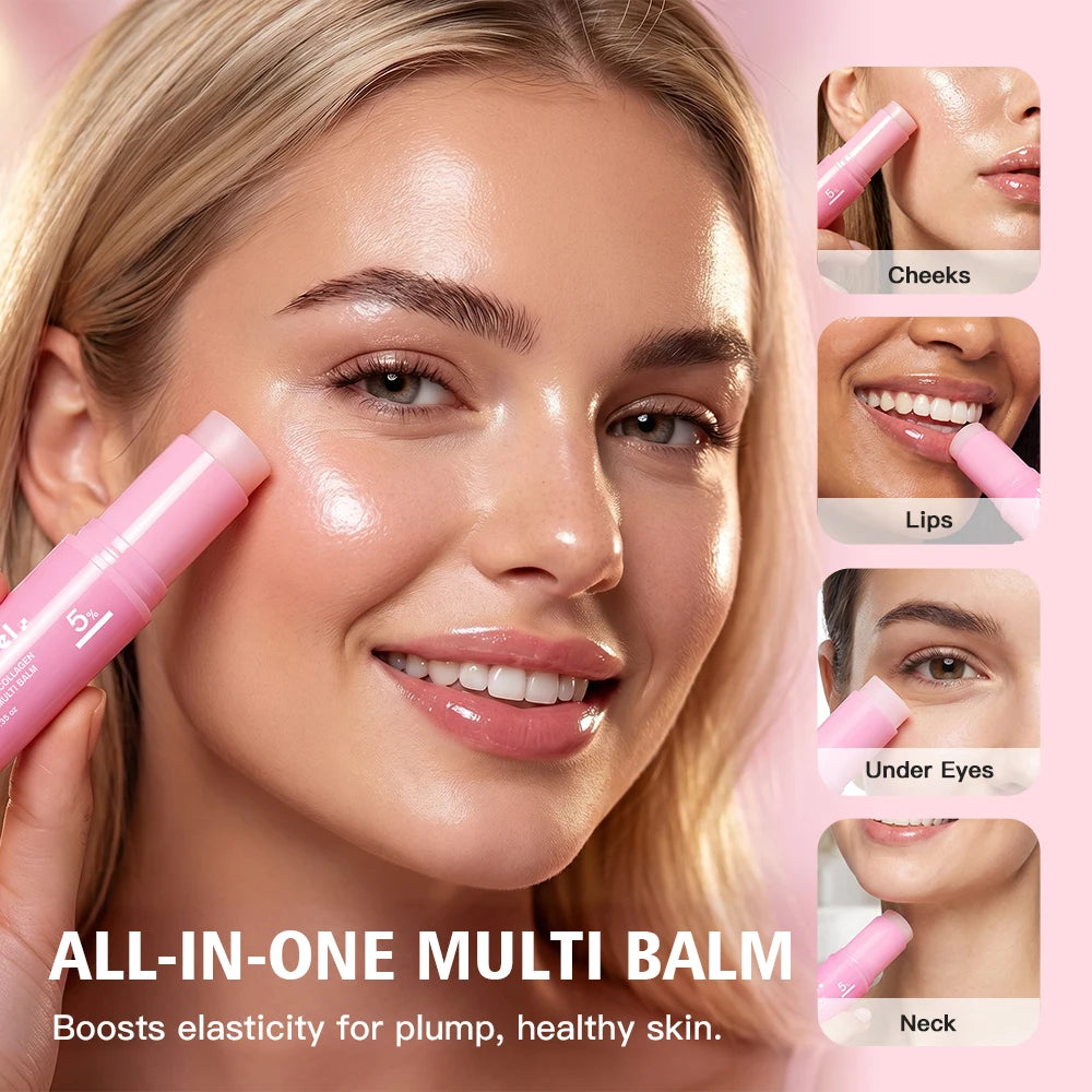 ibcccndc PDRN Collagen Balm Stick for Hydrating Plumping Glow