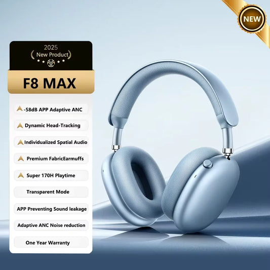 Picun F8 Pro ANC Wireless Headphones With Spatial Audio