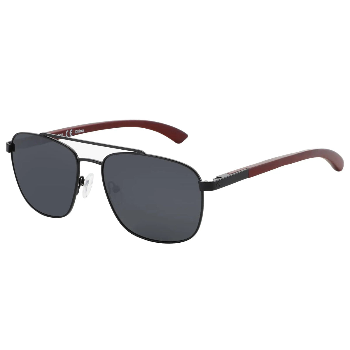 Zenottic Metal And Wood Polarized Progressive Prescription Sunglasses For Men