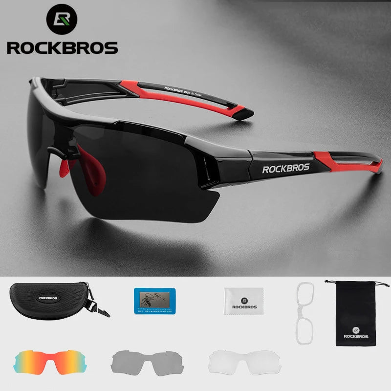 Rockbros Polarized Cycling Sunglasses With Replaceable Lenses