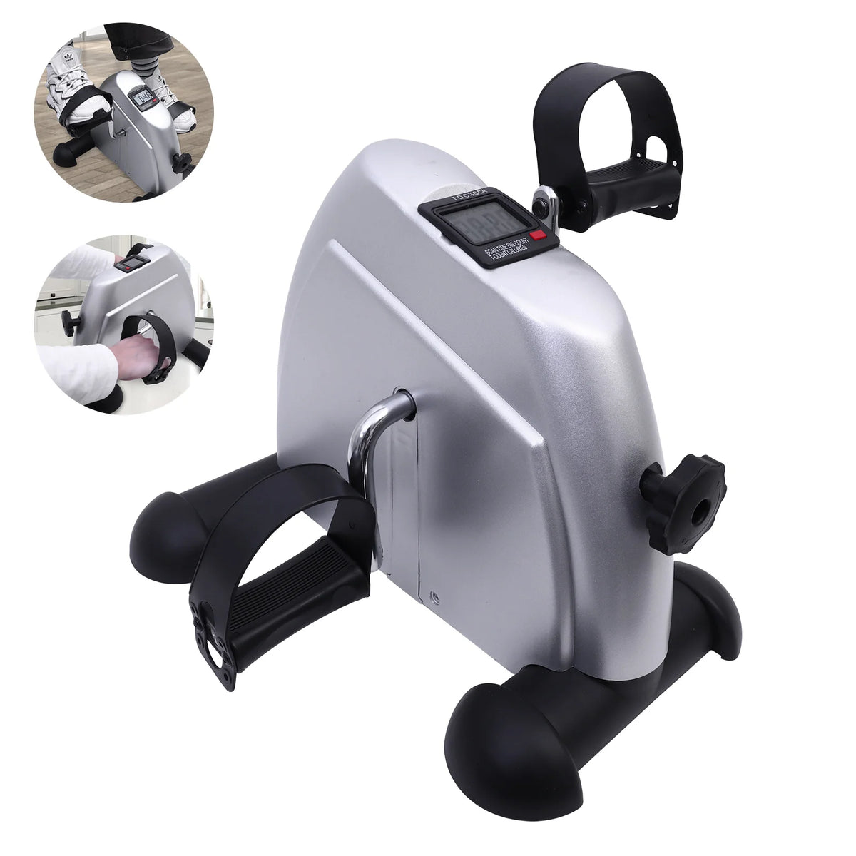 Mini Motorized Pedal Exerciser Featuring Digital LCD Display