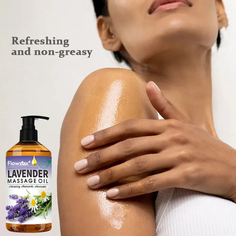 Pure Castor Oil Moisturizer Hair Skin Nails With Massage Balls
