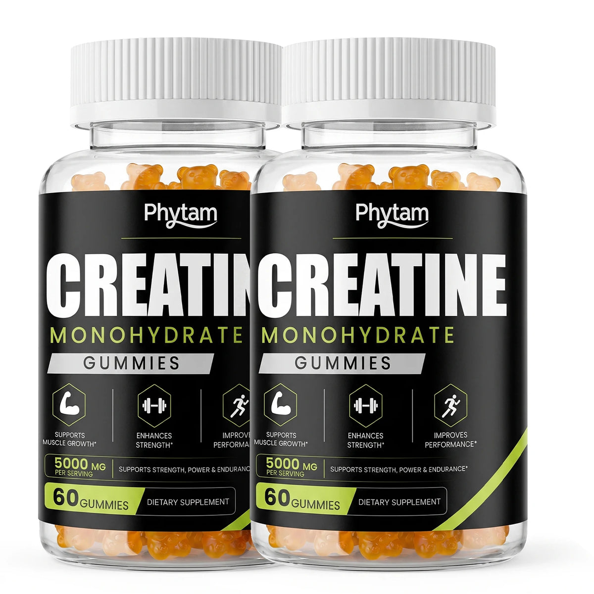 Phytam Charge Creatine Monohydrate Bear Gummies For Athletic Performance