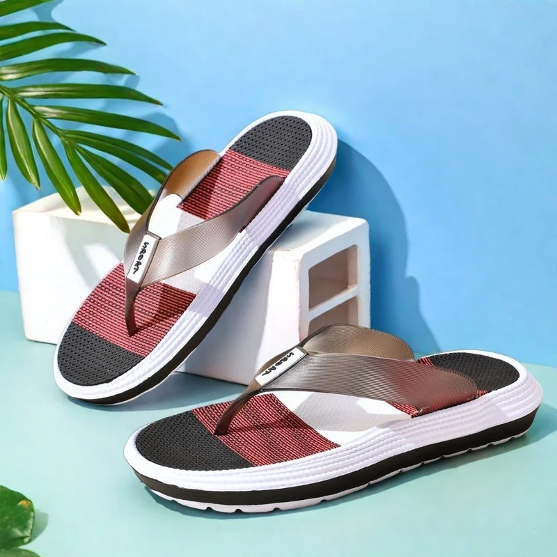 Womens Casual Indoor Outdoor Lightweight Slip On Beach Sandals