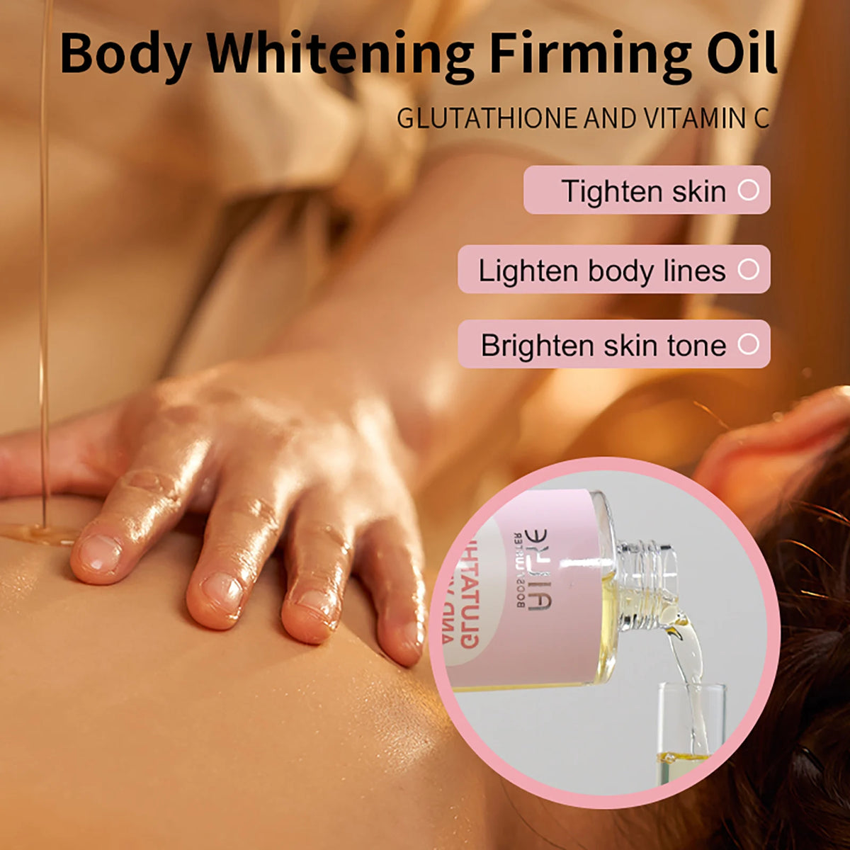 Ailke Vitamin C Moisturizing Massage Essential Oil For Bright Skin